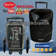 Speaker Portable Bluetooth BARETONE 12 inch MAX12AL .