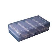 NIKI 60 Pcs Clear Round 41mm Direct Fit Coin Capsules Holder Display Collection Case With Storage Bo