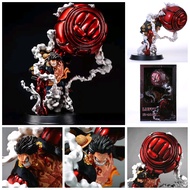 โมเดลวันพีช GK Luffy Gear 4 Model Action Figure Collectible Toys Children Boy Girl Birthday Gift for Kids