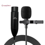 Lavalier Live Mini Wired Microphone HD 48V 3-Pin XLR Connector for Recording Device for Sound Card,L