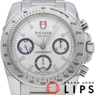 帝舵運動計時表 41毫米 計時碼表 20300，附原廠錶盒，不鏽鋼材質，男士腕錶，銀色，拋光處理，成色極佳 [二手]