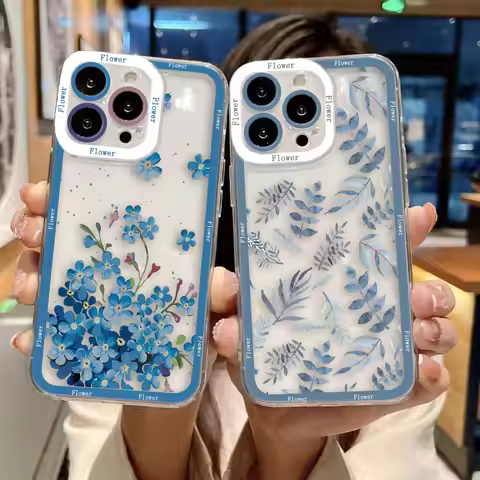 Colorful Pretty Flowers Clear Phone Case For OPPO RENO 15 15F 14 14F 13 13F 12 12F 11 11F 10 8 8Z 8T