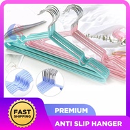 Hanger Baju Anti-Slip Clothes Hangers Stainless Steel Hanger Penyangkut Baju hanger Tudung Hanger Ba