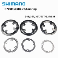 Shimano 105 R7000 11 Speed Road Bike Bicycle Chainring 110BCD 34T 36T 39T 50T 52T 53T Tooth Road Bike For R7000 Crankset