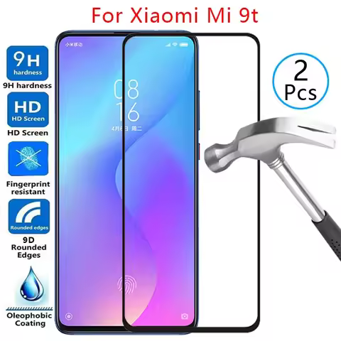 For 9d Screen Protector Tempered Glass Case for Xiaomi Mi 9t Pro Cover on Xiomi 9 T T9 9tpro Mi9t Mi