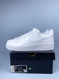 Nike Air Force 1 '07 PRM af1系列低幫休閑運動鞋， 漆皮純白 IV2857-101