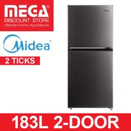 MIDEA MDRT268MTB 183L 2-DOOR FRIDGE (2 TICKS)