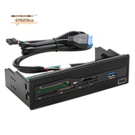 5.25" Internal Card Reader USB 3.0 Dashboard PC Front Panel Multi-Function CF XD MS M2 TF SD Media R