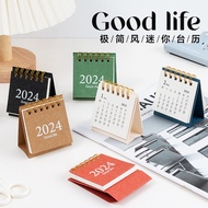 Simple Style Mini Desk Calendar 2024 Calendar Creative Desktop Decoration Calendar