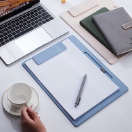 A4 Leather Sign Single Folder Business Conference Folder Writing Pad Manager Sign Folder Folder Can 