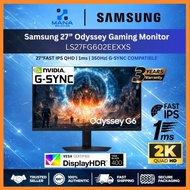 SAMSUNG LS27FG602EEXXS 27" ODYSSEY G6 G60F GAMING MONITOR ( 27" FAST IPS QHD/1MS/350HZ /G-SYNC COMPA