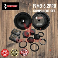 Mohawk Car Audio Sound System speaker 19M3-6.2PRO 6" Component set SQ For Perodua Myvi Axia Honda ci