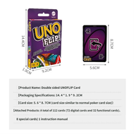 Uno Flip Card Game Double-Sided Gameplay Colorblind-Friendly Instant Rule Changes Uno No Mercy Supre