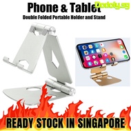 Universal Adjustable Phone Holder / Portable Plastic Phone Stand / Foldable Desk Tablet Mobile Phone Stand