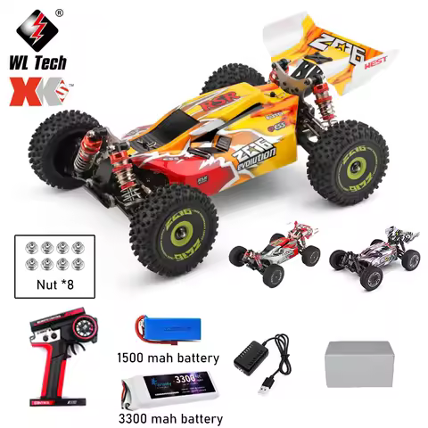 WLtoys 144001 1:14 RC Racing Car 60Km/H 2.4G Remote Control High Speed Off-Road Drift Shock Absorpti