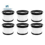 6Pcs Filters for DCV501HB  DCV501HB 20V Cordless Handheld Vacuum Washable Reusable Filters