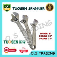 Tuosen Adjustable Wrench | Premium Spanner | 8" 10" 12"