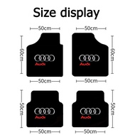 4 Gói Thảm Da Lộn Xe Hơi Cho Audi Q8 Q3 Q2 Q5 Q7 Q8 Q2L Q5L A8 A4L A6L A8L Thảm Chống Trượt Dễ Dàng