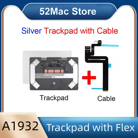 661-11907 New A1932 Touchpad Silver for Macbook Air 13" Retina A1932 Trackpad with Flex Cable 2018 2