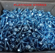 Harga Grosir termurah Sekrup Baja Ringan 1 dus = 1000 pcs merek ukuran #10x16 WILSON top quality keras anti bocor kokoh tajam - Platinum Stores