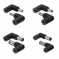 Laptop Power Adapter Connector DC Plug 6037 Female to 5525 Male Jack Converter for HP Asus Lenovo No