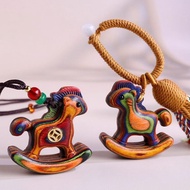 Rainbow Wood Rocking Carriage Hanger HL26.3.6