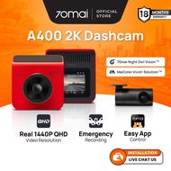 70mai A400 Car Recorder Night Vision Rear Dash Cam QHD 1440P