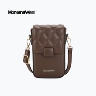 Montana West รุ่น Phone case bag กระเป๋าสะพายข้างผู้หญิง ใส่โทรศัพท์มือถือได้ สำหรับผู้หญิง (MWC-208
