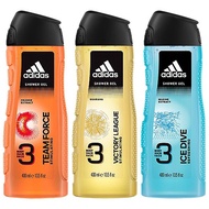 Adidas 愛迪達~男用三效潔顏洗髮沐浴露(400ml) 款式可選