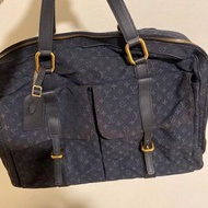 Louis Vuitton Monogram Mini Claudine canvas 牛仔布 帆布包 手提包 LV