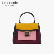 KATE SPADE NEW YORK KATY COLORBLOCKED SUEDE MEDIUM TOP HANDLE BAG KC910 กระเป๋าถือ