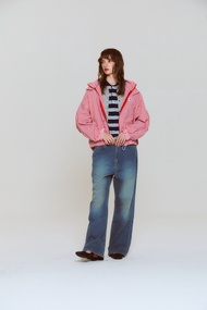 [Pre-Order สี Red Gingham จัดส่ง 10/04] Windy Hoodie Jacket เสื้อ Jacket มีฮู้ดสามารถติดและถอดได้