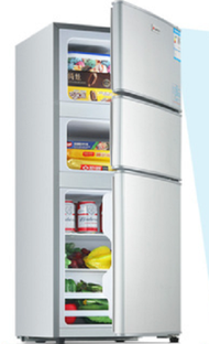 42.4*44.5*101.8cm 78L TRIPLE DOOR FRIDGE Home House use big besar Multi tiga pintu Purpose inverter