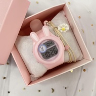 watch kids watch Girls Watch Kindergarten Cartoon Luminous Waterproof Watch Children Girls Cute Elec