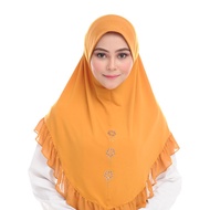 Habibi Noura Tudung Ameena (Yellow Pumpkin)