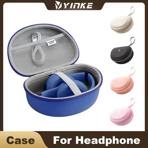 Yinke Hard Headphone Case For JBL Tune Beats BOSE JLab Skullcandy EVA Shockproof Travel Carrying Bag
