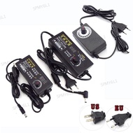 1A 2A 3A 5A 10A Adjustable AC 220V To DC 12V 9V 24V Power Supply Charger 9V-24V 3V-12V Adapter Displ