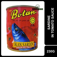 BOTAN Sardine in Tomato Sauce 230G - Ikan Sardin dalam Sos Tomato