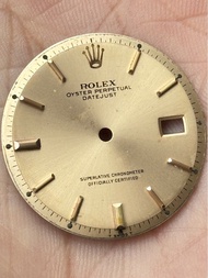 🌹🟡Rolex DateJust罕有原裝香檳金面🟡🌹🔴🔴玫瑰金皇冠🔴🔴玫瑰金字釘👍🏻👍🏻狀態如圖👍🏻👍🏻適合1600 1601 1603 18K玫瑰金及玫瑰金鋼等型號👍🏻👍🏻