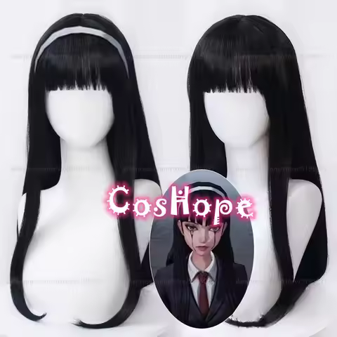 Yidhra Cosplay Wig Tomie Kawakami WigThe Dream Witch 60cm Straight Black Wig Cosplay Heat Resistant 