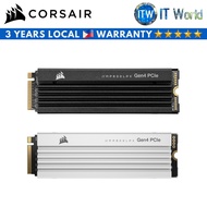 Itw | Corsair MP600 PRO LPX 2TB PCIe Gen4 x4 NVMe M.2 SSD - PS5 - PS5 Sony / PS 5 (Black | White)