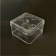 PET Clear Square Container Cookies Box Balang Kuih PL668B 48pcs/ctn