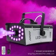 Remote Control18Piece LED1000W Stage Smoke Machine Halloween Smoke Machine Spray Machine Smoke Machi
