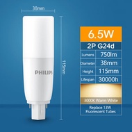 Philips | Philips PLC 2P G24d LED Tube Light 6.5W MyCare 2 Pin Downlight 3000K 4000K 6500K White Ind