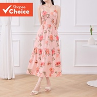 Women Casual Floral Pocket Pattern Spring/Summer Multicolor Dress L135A2D334