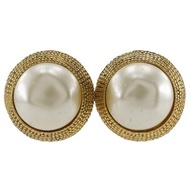 【日本直送】香奈兒 CHANEL 耳環 復古 鍍金 x 仿珍珠 約 29.5g 女性【二手】