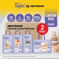 [BUNDLE OF 3PACKS] Faybel Baby Essential Disposable Diaper (PANTS)