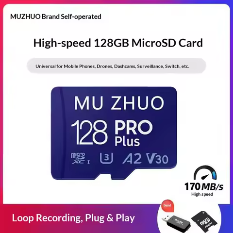 Powkiddy Mu Zhuo Micro Sd Tf Memory Card 64g 128g 256g 512g U3 A2 V30 High Speed 4k Video For Securi