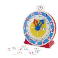 Melissa & Doug: Turn & Tell Wooden Clock [KYDZ International - SG]