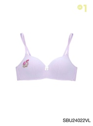 Sabina Pretty Perfect Level 1 เสื้อชั้นใน ไร้โครง รหัส SBU24022VL - สีม่วงอ่อน